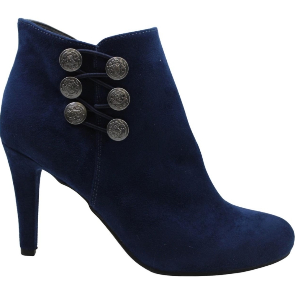 RIALTO Womens Cairo Fabric Closed Toe Ankle Fashion Suede Boots, Size 9M